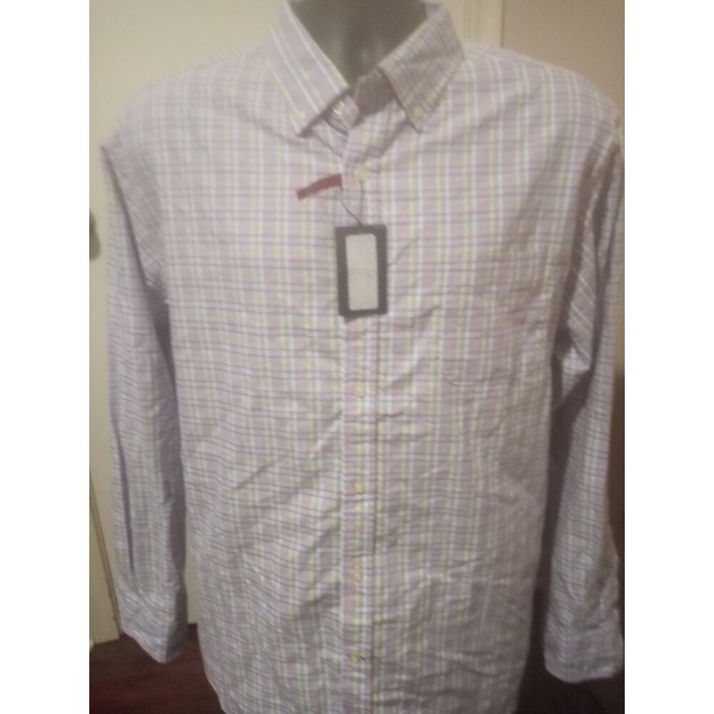 Cremieux Classics men's long sleeve Shirt adult XXL 2xl Slim fit NEW NWT
